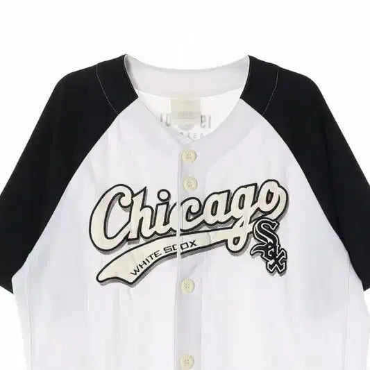 [BUNJANG] MLB Chicago White Sox Embroidered Logo Baseball Jersey / MLB 시카고 화이트삭스 자수 로고 베이스볼 져지