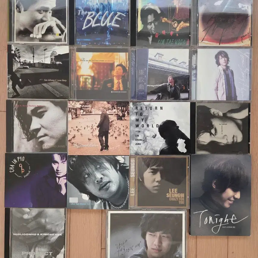 [BUNJANG] Korean Actors &amp; Singers 1990s-2000s CD Collection / 김민종 김태욱 류시원 손지창 안재모 연정훈 윤상현 이승기 차인표 차태현