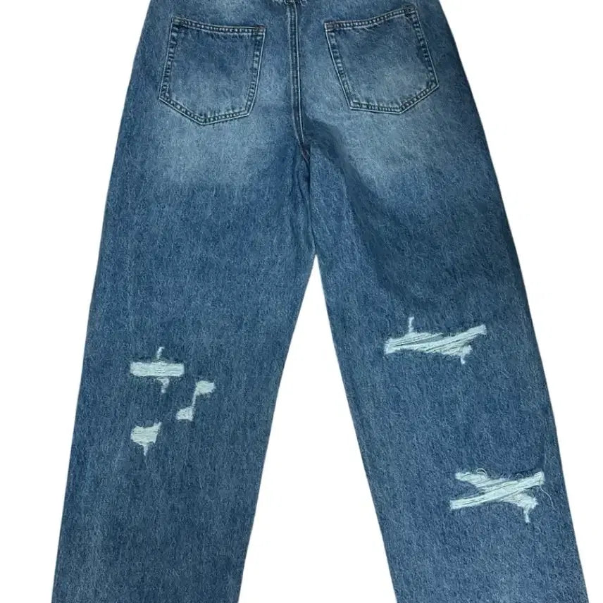 [BUNJANG] Fatalism Starboy Wide Denim Pants / 페이탈리즘 스타보이 와이드 데님 46 (30-31)