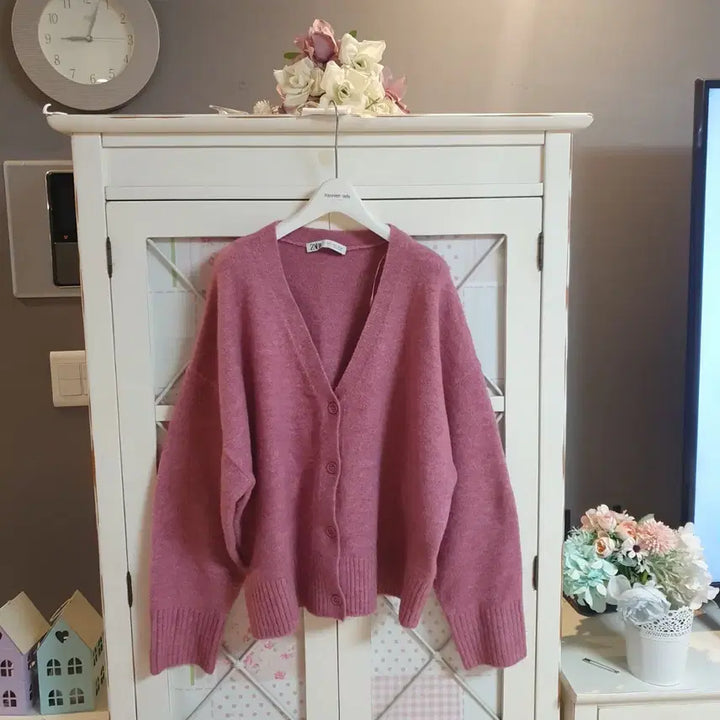 [BUNJANG] ZARA Knit Cardigan / 자라 니트 스웨터 가디건/66-77
