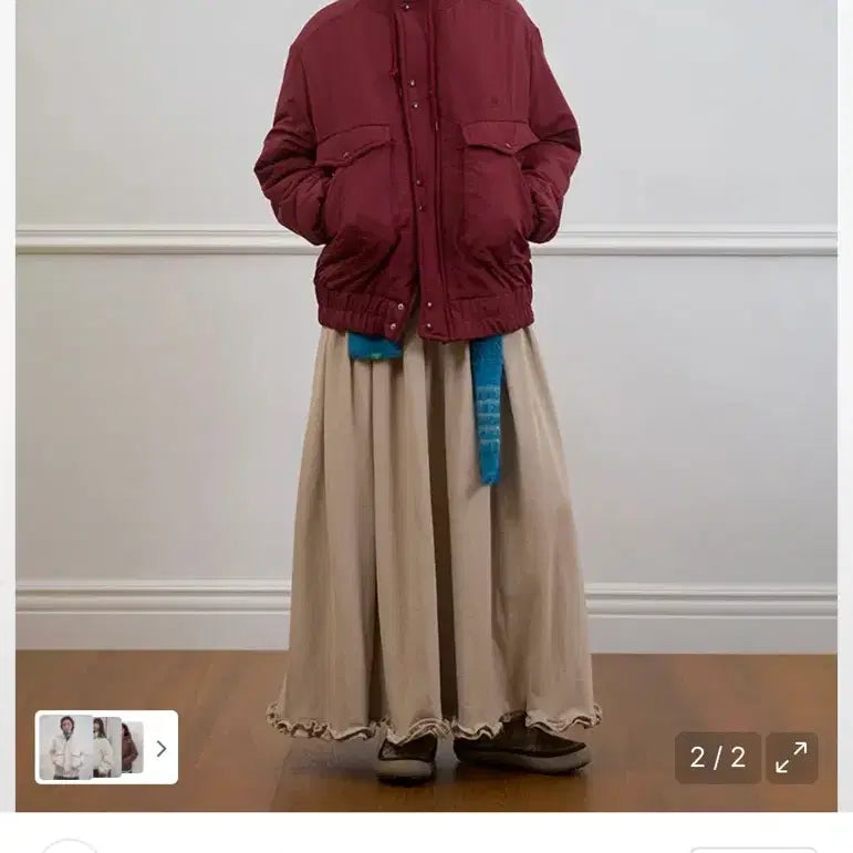 [BUNJANG] Nocontents Pocket Jumper Deep Red / 노컨텐츠 포켓점퍼 딥레드