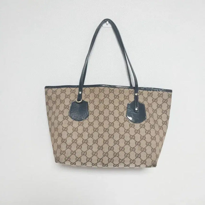 [BUNJANG] Gucci GG Logo Canvas Jolie Tote Bag / 구찌 GG 로고 자가드 졸리 토트백 숄더백