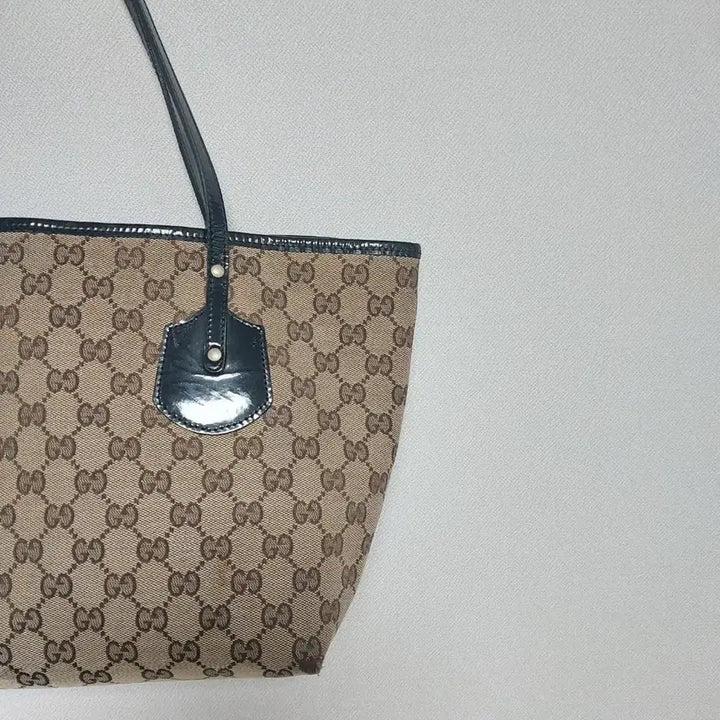 [BUNJANG] Gucci GG Logo Canvas Jolie Tote Bag / 구찌 GG 로고 자가드 졸리 토트백 숄더백