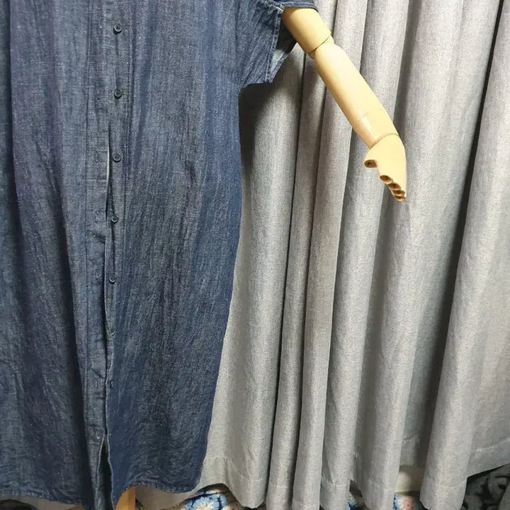 [BUNJANG] Hojian Denim Long Dress / 호지안 데님 롱 원피스