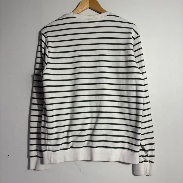 [BUNJANG] Lacoste Striped Sweatshirt / 라코스테 스트라이프 맨투맨 스웨트셔츠 (무료배송)