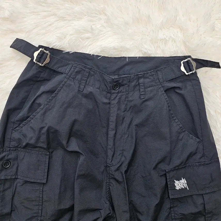 [SOLD OUT] 브라운브레스 블랙 카고 바지 s