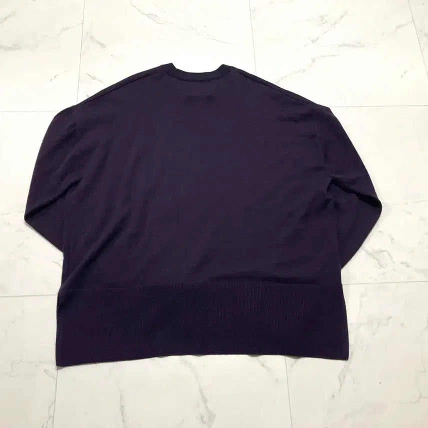 [BUNJANG] Wooyoungmi 19FW Slit Hem Knit Sweater / 우영미 19FW 밑단 절개 니트 스웨터 46, 100-105