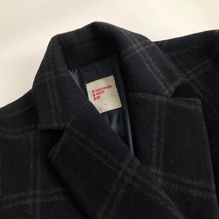 [BUNJANG] 8seconds Long Check Coat / 8seconds 체크 롱 코트