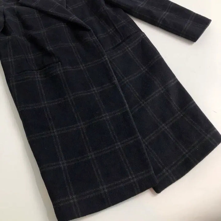 [BUNJANG] 8seconds Long Check Coat / 8seconds 체크 롱 코트