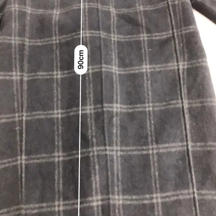 [BUNJANG] 8seconds Long Check Coat / 8seconds 체크 롱 코트
