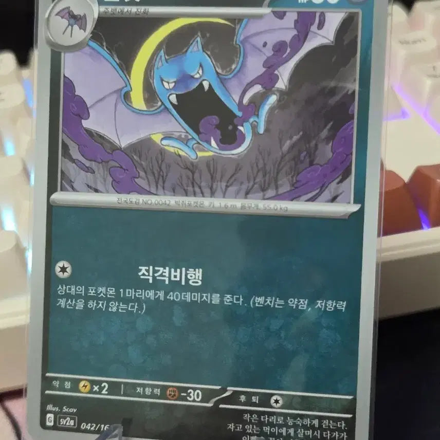 [BUNJANG] Pokemon Golbat Trading Card / 포켓몬카드 골뱃