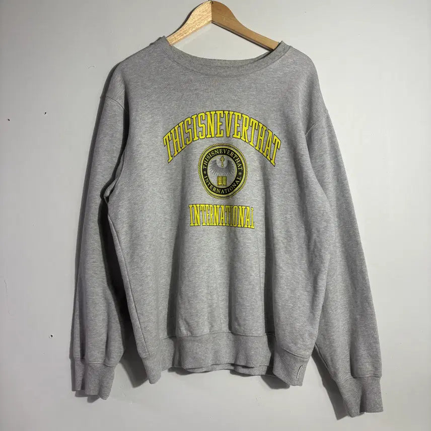 [BUNJANG] thisisneverthat Logo Sweatshirt / 디스이즈네버댓 로고 맨투맨 스웨트셔츠 (무료배송)