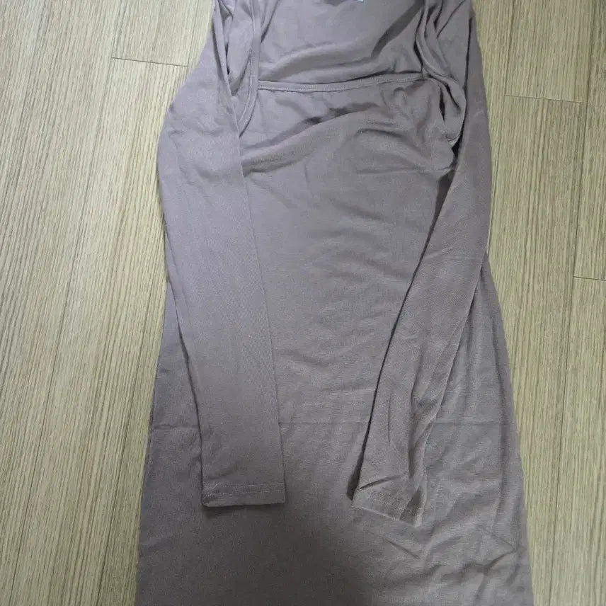 [BUNJANG] Maison de Lin Square Neck Long Sleeve Dress / 메종드 린 스퀘어넥 롱 슬리브 원피스
