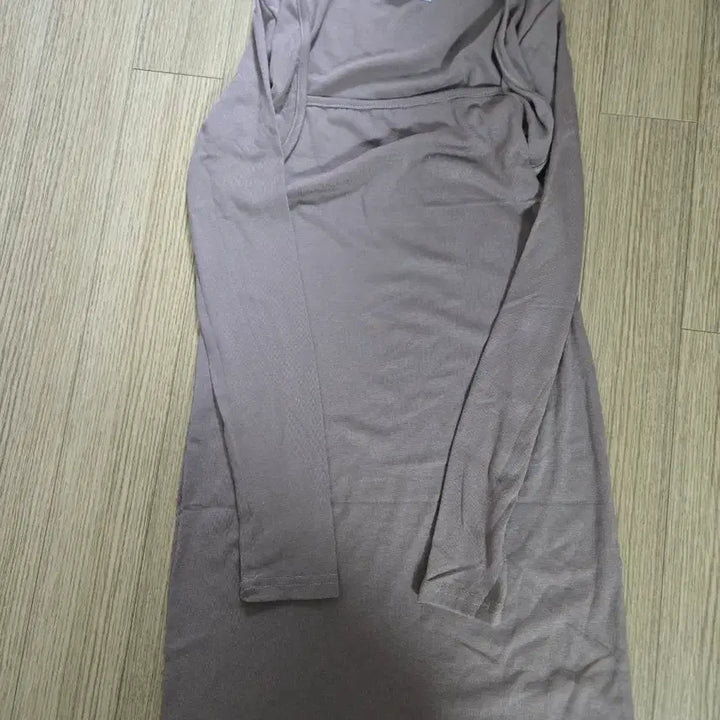 [BUNJANG] Maison de Lin Square Neck Long Sleeve Dress / 메종드 린 스퀘어넥 롱 슬리브 원피스