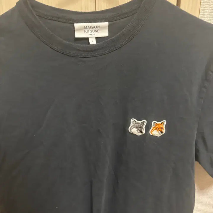 [BUNJANG] Maison Kitsune Navy Short Sleeve T-shirt / 메종키츠네 반팔