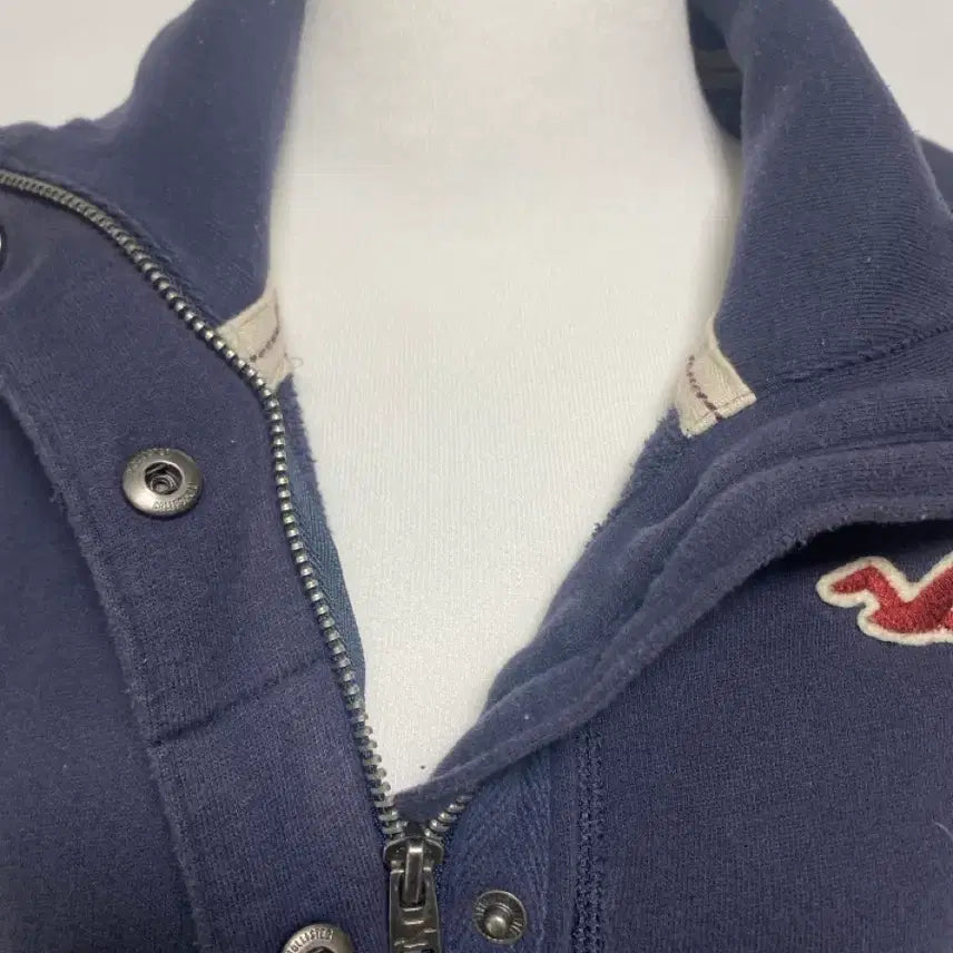 [BUNJANG] Hollister Navy Gray Hoodie Zip-up / 홀리스터 네이비 그레이, 후드 집업  (+아베크롬비 팬츠2장)