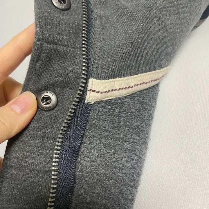 [BUNJANG] Hollister Navy Gray Hoodie Zip-up / 홀리스터 네이비 그레이, 후드 집업  (+아베크롬비 팬츠2장)