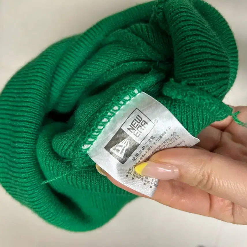 [BUNJANG] New Era Green Beanie / 뉴에라 그린 비니