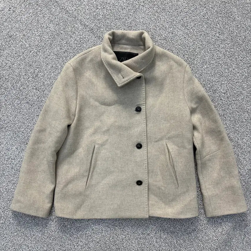 [BUNJANG] ZARA Crop Coat High Neck / XS 자라 크롭 코트 하이넥 0316J