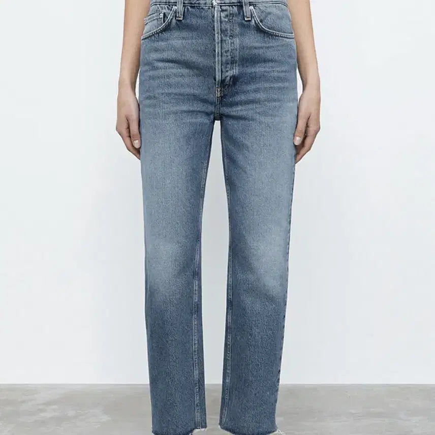 [BUNJANG] Toteme Classic Cut Denim Mid Blue Jeans / (W) 토템 클래식 컷 데님 미드 블루