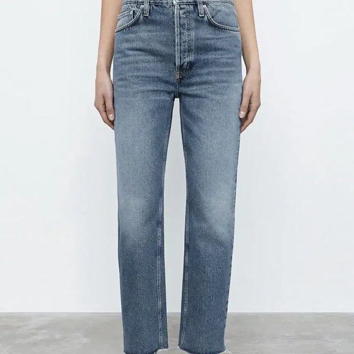 [BUNJANG] Toteme Classic Cut Denim Mid Blue Jeans / (W) 토템 클래식 컷 데님 미드 블루