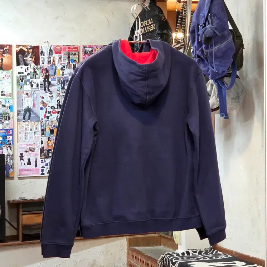 [BUNJANG] NFL New England Patriots Navy Hooded Zip-Up / NFL 뉴잉글랜드 패트리어츠 후드 집업