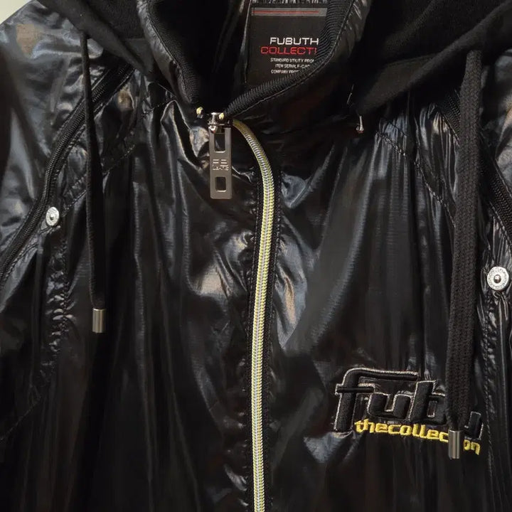 [BUNJANG] FUBU 00s Two-Way Shiny Windbreaker Jacket / 후부 00S 투웨이 유광 바람막이 자켓