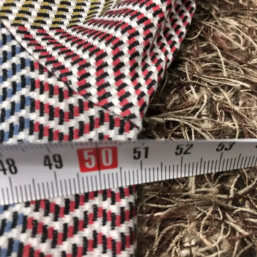[BUNJANG] Missoni 90s Multi-Color Pattern Long Sleeve T-Shirt / 100 미쏘니 90s 멀티컬러 패턴 카라 롱슬리브 티셔츠