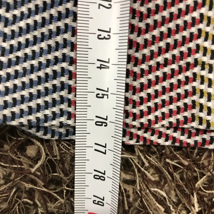 [BUNJANG] Missoni 90s Multi-Color Pattern Long Sleeve T-Shirt / 100 미쏘니 90s 멀티컬러 패턴 카라 롱슬리브 티셔츠