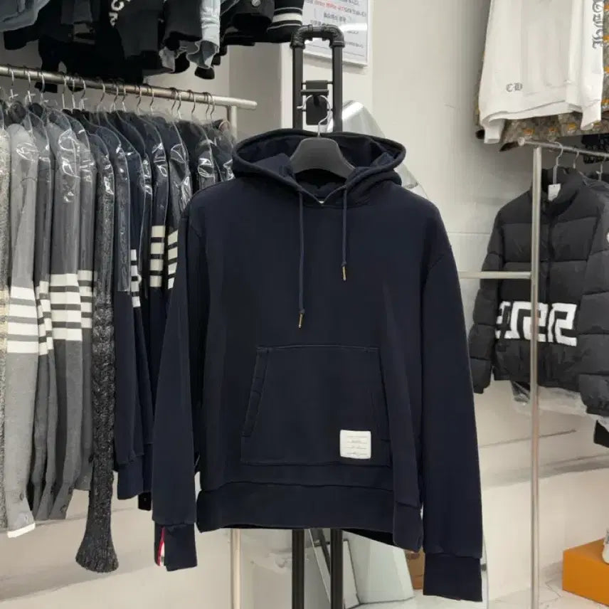 [BUNJANG] Thom Browne Tri-Stripe Hoodie / [3] 톰브라운 백삼선 후드티
