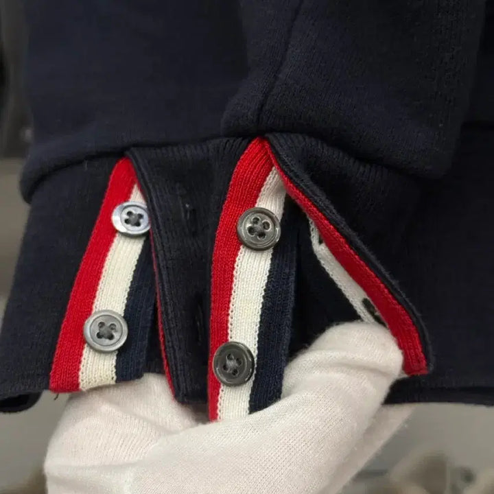[BUNJANG] Thom Browne Tri-Stripe Hoodie / [3] 톰브라운 백삼선 후드티