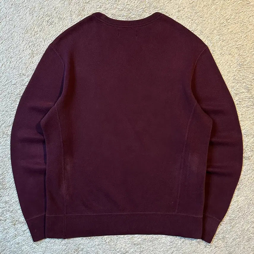 [BUNJANG] Polo Ralph Lauren Blue Pony Sweatshirt Burgundy (M) / [M] 폴로 랄프로렌 블루포니 맨투맨 버건디