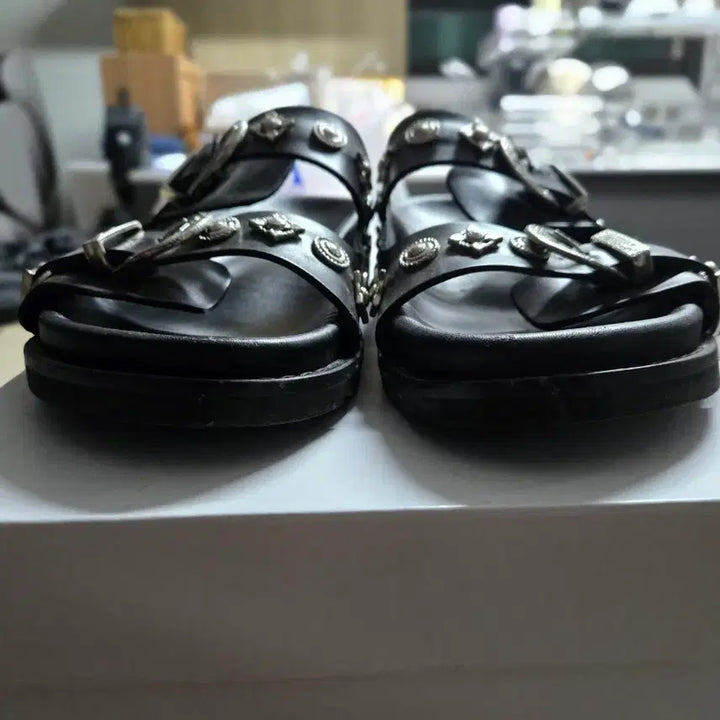 [BUNJANG] TOGA VIRILIS AJ830 Leather Slides / 토가 비릴리스 슬라이드