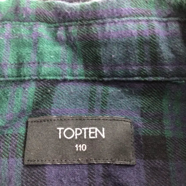 [BUNJANG] Top Ten Checkered Shirt / 탑텐 체크 셔츠