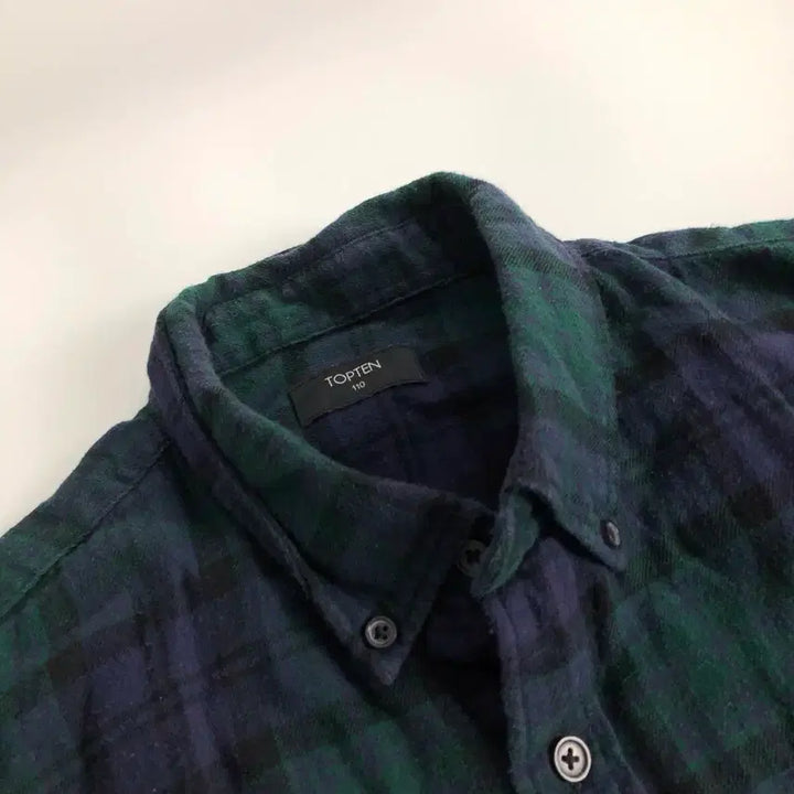 [BUNJANG] Top Ten Checkered Shirt / 탑텐 체크 셔츠