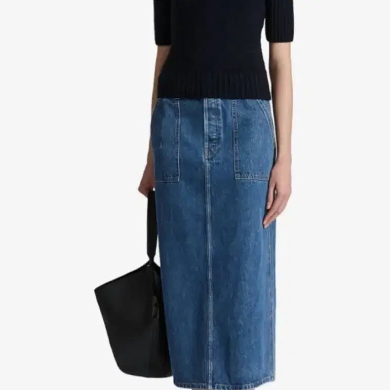 [BUNJANG] Khaite Genevieve Denim Skirt / Khaite 케이트 Genevieve Denim Skirt 새상품