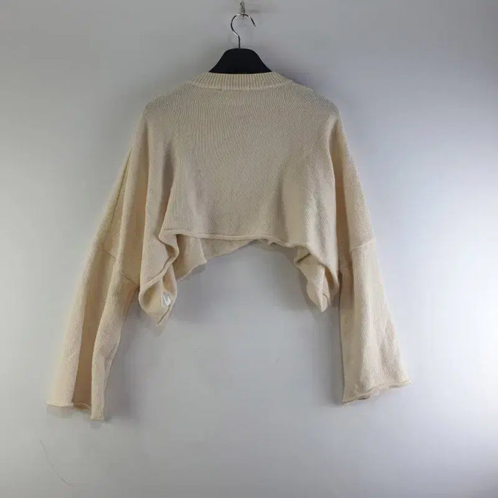 [BUNJANG] MIXXIN Ivory Crop Knit Top / MIXXIN 여성FREE 아이보리 크롭 니트 M3146