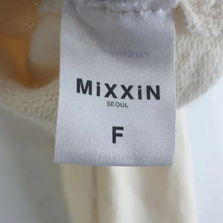 [BUNJANG] MIXXIN Ivory Crop Knit Top / MIXXIN 여성FREE 아이보리 크롭 니트 M3146