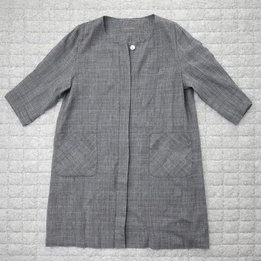 [BUNJANG] Pierre Cardin Check Long Jacket Dress Women&