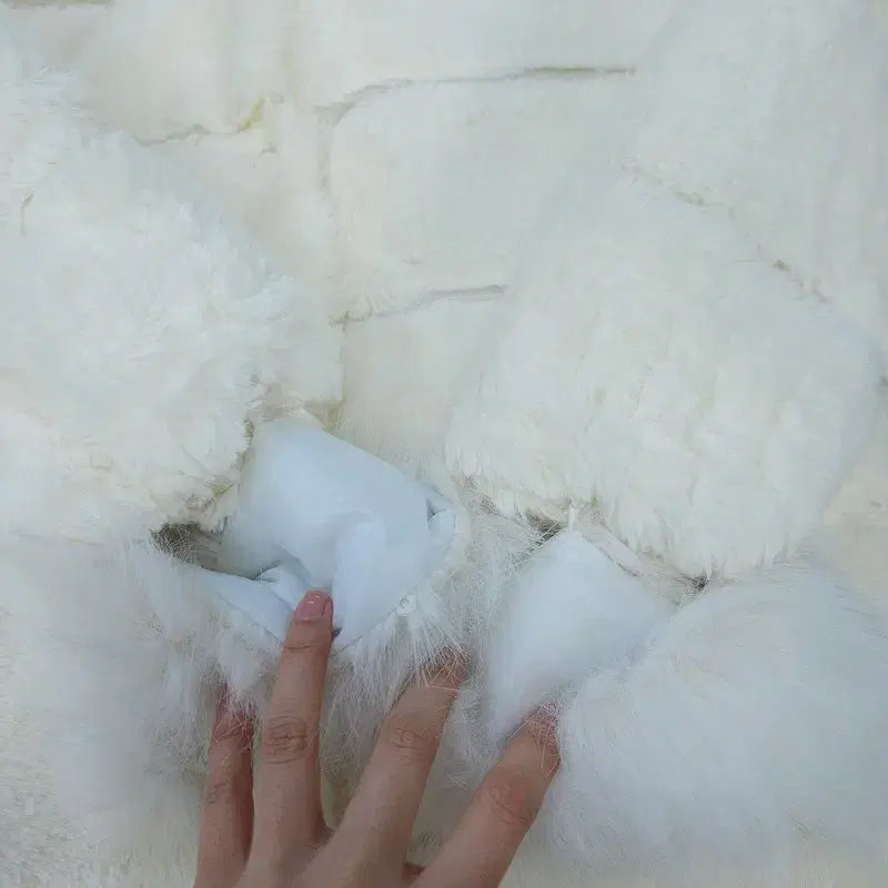 [BUNJANG] Vintage Fur Jacket / [M] 새상품 빈티지 털 자켓