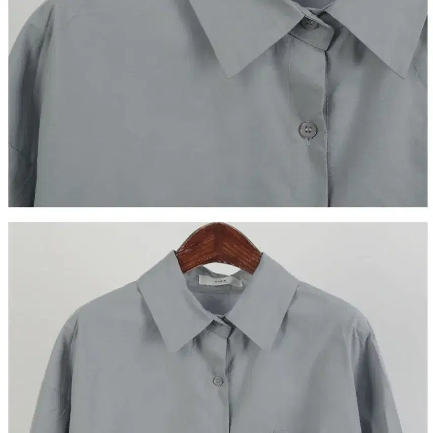 [BUNJANG] Square Pocket Loose Fit Cotton Shirt / 스퀘어 포켓 루즈핏 셔츠
