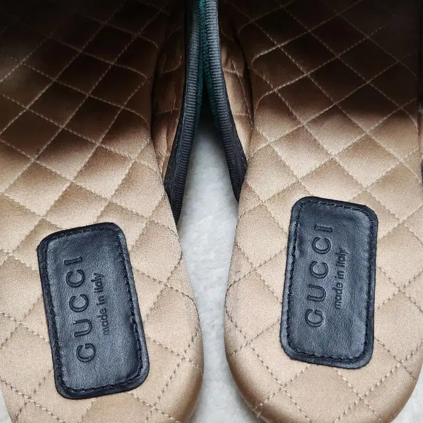 [BUNJANG] Gucci Crystal Velvet Snake Mules / 구찌 크리스탈 벨벳 스네이크 뮬37.5/240