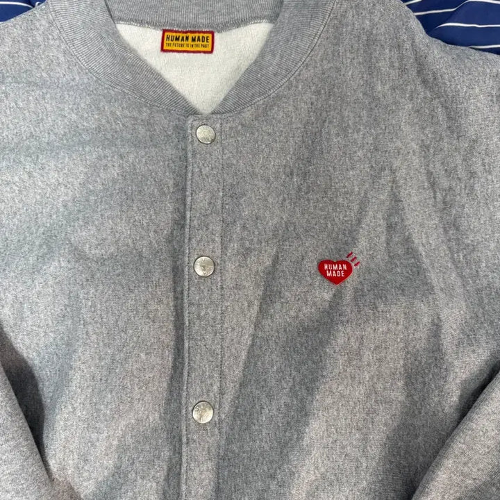 [BUNJANG] Human Made Sweat Cardigan Gray 2XL / 휴먼메이드 스웻가디건 그레이 2xl 판매합니다.