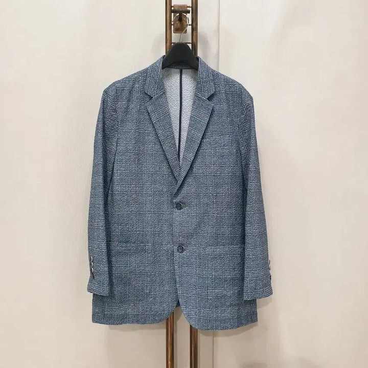 [BUNJANG] Benjefe Seersucker Blazer Jacket (Size 100) / (kk69343)벤제프 시어서커 블레이져 자켓 100