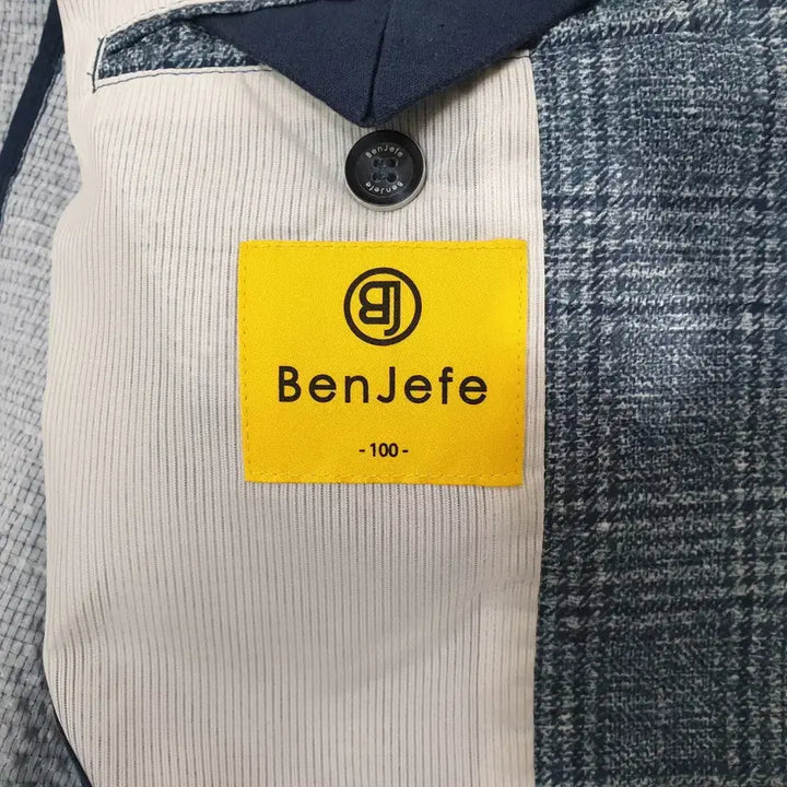 [BUNJANG] Benjefe Seersucker Blazer Jacket (Size 100) / (kk69343)벤제프 시어서커 블레이져 자켓 100
