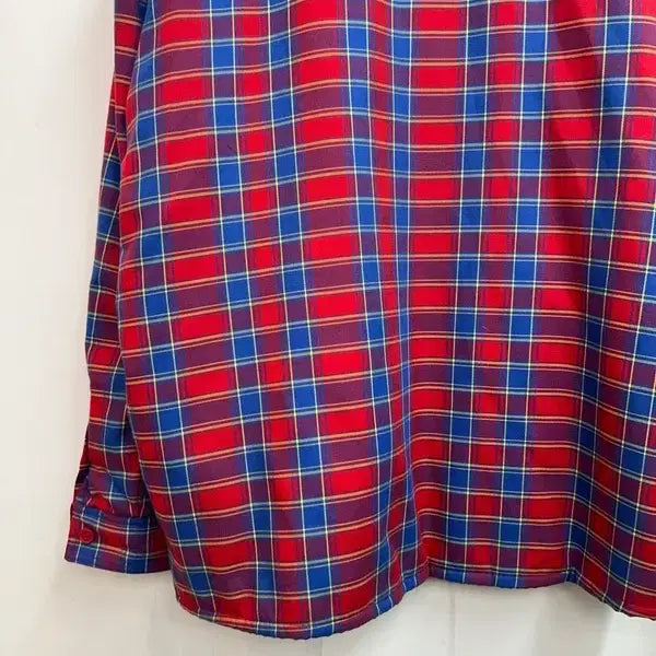 [BUNJANG] Nerdy NDY Padded Flannel Shirt Jacket (Red) / 라지 널디 엔디와이 패디드 플란넬 셔츠 자켓 레드