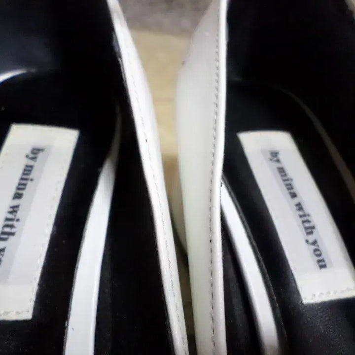 [BUNJANG] ByMina Mary Jane Pumps - White, 5cm Heels / 후루룩구제 225 바이미나 구두 펌프스 메리제인 중고 신발 화이트 굽5