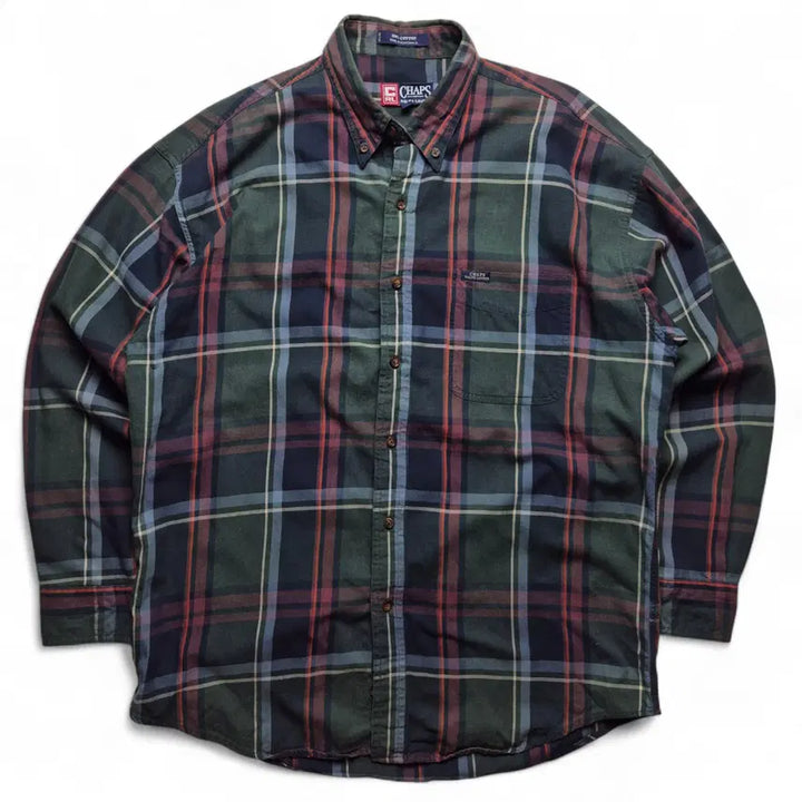 [BUNJANG] Chaps Ralph Lauren Tartan Check Shirt / [L] 챕스 랄프로렌 체크셔츠