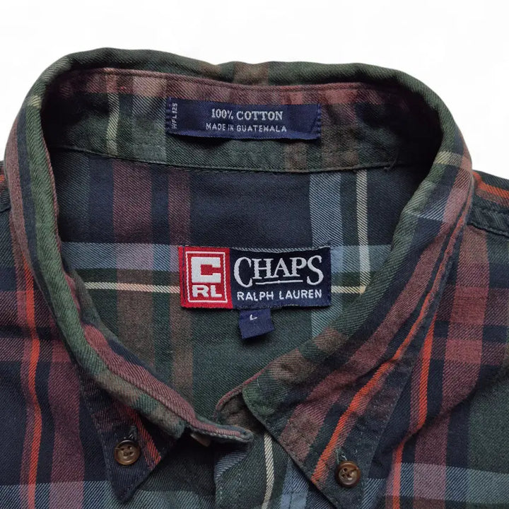 [BUNJANG] Chaps Ralph Lauren Tartan Check Shirt / [L] 챕스 랄프로렌 체크셔츠