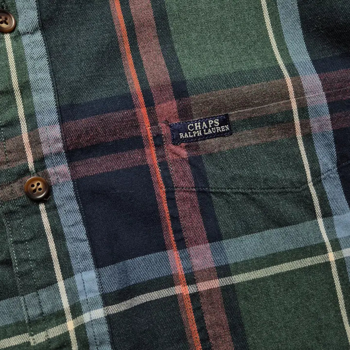 [BUNJANG] Chaps Ralph Lauren Tartan Check Shirt / [L] 챕스 랄프로렌 체크셔츠